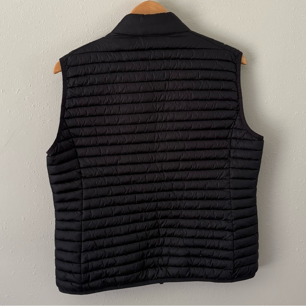 SAVE THE DUCK Plumtech Black Ultra Light Jacket Puffer Vest Black Size Large - Picture 7 of 10